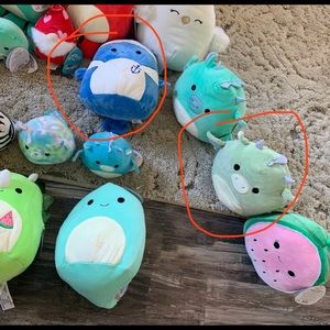 Two 8” squishmallows